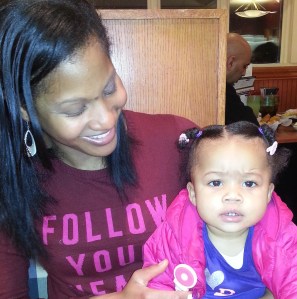 Baby Quinn and Tanya H Franklin