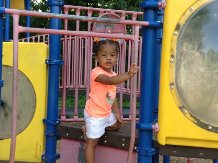 Quinn Ready to Show Her Gymnastic Skills