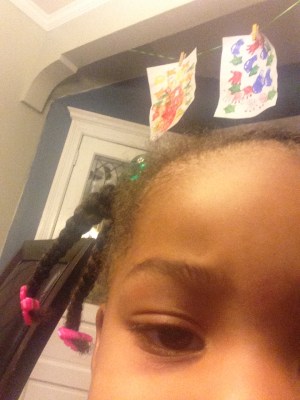 Quinn Using Mommy's iPad after saying, "Mommy, may I use your iPad?"