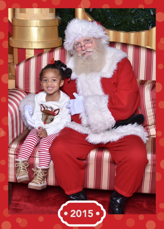 Quinn and Santa